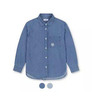 [폴햄키즈] 여아 오버핏 데님 셔츠_PKE5WC2040