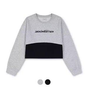 [폴햄키즈] 영스터 여아 경량 더블니트 레이어드 크롭 긴팔티_PYE3TS2710