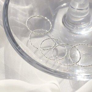 92.5 silver 순 은 여성 데일리 레이어드 패션 다이아커팅 열손가락 실반지