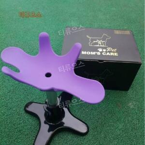 강아지 미용 거치대 소형견 목욕 고정 받침대 셀프미용의자 접이식 회전테이블보조대