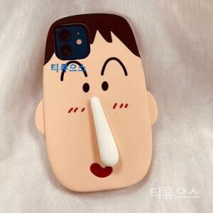 맹구 콧물 실리콘 케이스 폰 짱구 애니메이션 티류으스