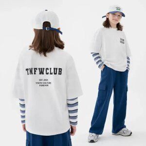 (틴플로우) 클럽레이어드티셔츠[티셔츠TELT967]