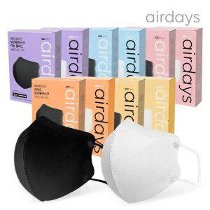 에어데이즈 KF94 마스크 50매 모음 더뉴플러스 대형 / 소형 중형 대형 엑스트라 슬림핏