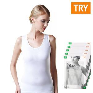 (30%즉시할인) TRY 여조끼런닝 (5매입) 여자런닝 여성속옷