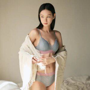 [컴포트랩] 쉬는날 플리츠 레이스 브라렛