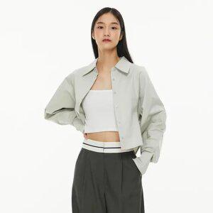 가오리핏 크랍 셔츠블라우스 AP1WB262