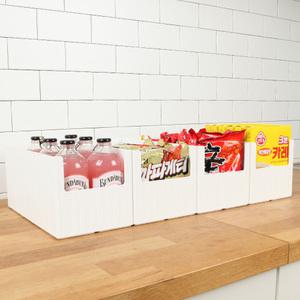 다용도 팬트리 수납정리함 대형 4개