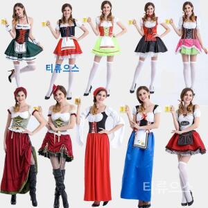 바델리아 전통 민족 원피스 무대 공연 의상 유럽 및 미국 독일 옥토버 페스트 티류으스