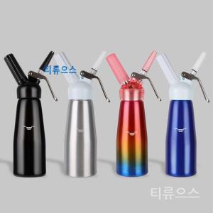 생크림 스프레이건 휘핑크림 거품기 휘핑기 휘핑건 카페 500ml 티류으스