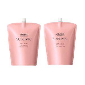 시세이도 서브리믹 에어리플로우 샴푸 트리트먼트 리필 1800ml 세트 부시시한 곱슬모발