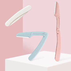 접이식 눈썹칼 3P 휴대용 여행용품 눈썹정리기 눈썹면도 제모 남녀공용 안전형 케이스
