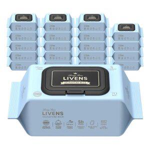 리벤스 시그니처 블루 센시티브 저자극 아기 물티슈 70매*20팩