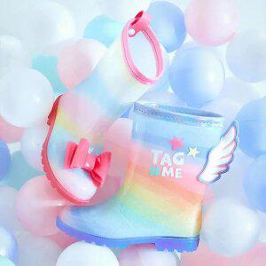 [슈펜키즈] [레인보우] 키즈 라이팅 레인부츠 (HPKV6D203G-T)