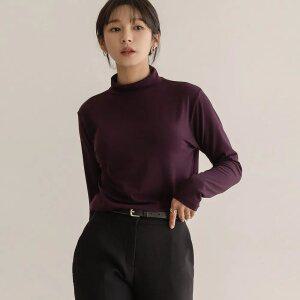 [엘리시아] 30% 할인 2월 특가 [MADE] 윈터 기모 하프넥 폴라 T