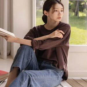 [엘리시아] 30% 할인 2월 특가 [MADE] 아더 데일리 코튼 긴팔 T