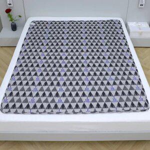 한일의료기 국산 탄소열선 온열 전기요 곰돌이/삼각 패턴