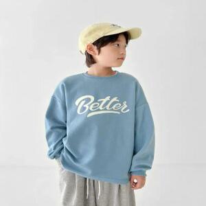 (리틀브로) (아동)B.베러럽맨투맨_스카이블루[티셔츠BFGD871D]