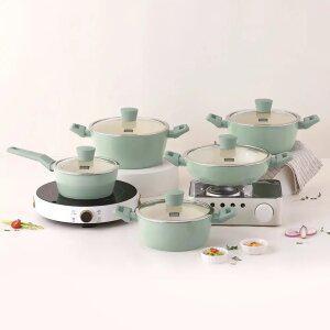 [원쁠원] 키친플라워 쿠킨 그린애플 인덕션 냄비 5종 골라담기