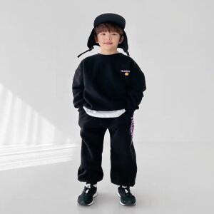 (리틀브로) (아동)옐로캡기모상하세트[세트BEJE83D]