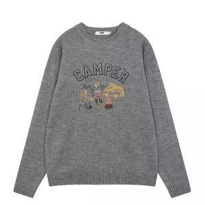 공용) 자수포인트 니트(오버핏)_AM4WSW847-MG