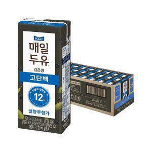 [매일] 매일두유 검은콩 고단백 190ml, 24개