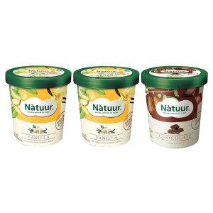 [슈팅냉동] 롯데웰푸드 나뚜루 바닐라 파인트 474ml, 2개 + 초코 파인트 474ml, 1개
