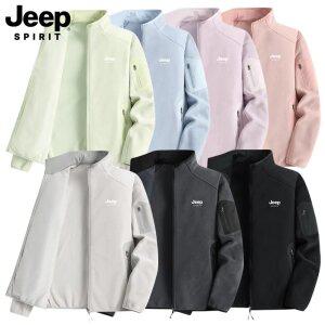 지프 JEEP SPIRIT 안감 플리스 겉감 집업 점퍼 후리스 뽀글이 루즈핏 보온 자켓 F61