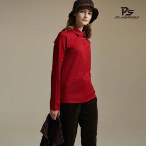 [팜스프링스] 여성 소프트웜 메커니컬 기모카라티 레드