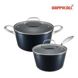 해피콜 풀인덕션 세이브 냄비 2종(4P)세트(20편수+24곰솥+뚜껑20+뚜껑24)