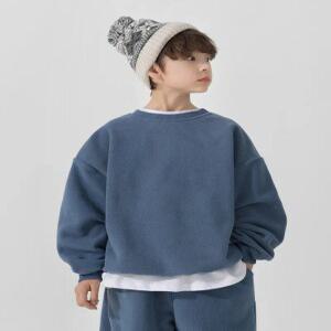 (리틀브로) (아동)버터링플리스맨투맨[티셔츠BFLE225B]