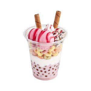 [빽다방] 딸기젤라또 파르페