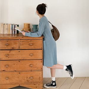 [제작/빅사이즈]이블렛 라뮤틴 포켓 니트 원피스 제이스타일