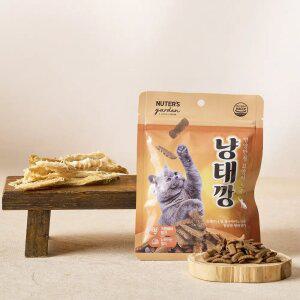 누터스가든 냥태깡 고양이간식 이빨과자 오메가3 유리너리 50g