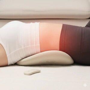 오아 웨이스트레쳐 무선 EMS 저주파 등 허리 마사지기 스트레칭 온열 찜질 안마기