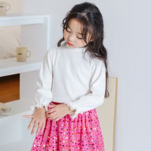 [아이러브제이]프리티 셔링 골지 티 JTWTO19