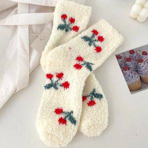 발열 보온 기모 수면양말 임산부 보온 극세사 양말 *3장