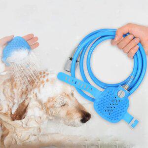 강아지 목욕 브러쉬 샤워기 대형견 고양이 애완동물