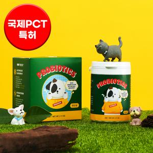 [국제PCT특허 유산균주] 강아지 설사 구토 면역 피부 영양제