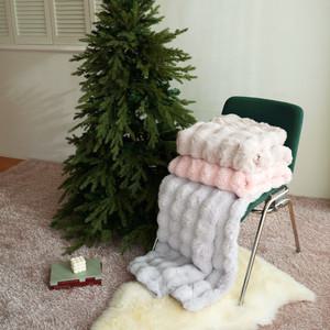 플로라 레브 30mm 밍크 극세사 양면 담요 대형/특대형