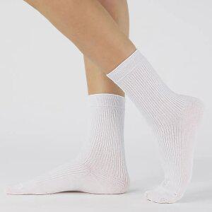 슬림 골지 여성 중목 양말 10켤레