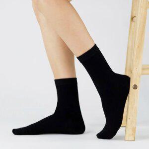 쫀쫀 여성 무지 중목 양말 10켤레
