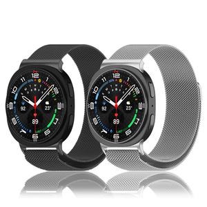 갤럭시워치8 스트랩 밀레니즈 루프 갤워치8 클래식 메탈 마그네틱 자석 밴드 시계줄 호