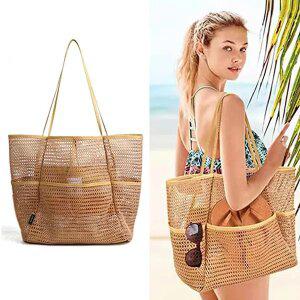 [창고정리 한정수량] 라엘라베어 코리아. 셀리나 메쉬 비치백 토트 숄더백. RA24-820