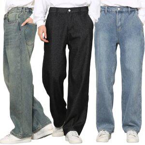 겨울신상/기모바지/기모청바지/와이드/28~42/빅사이즈/남자/남성/밴딩/슬림/본딩/경량