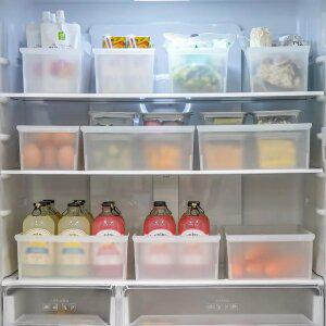 국내생산 손잡이 멀티 냉장고 정리함 트레이 중8개