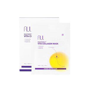 에이유엘 나이아신골드 비타 콜라겐 마스크 23gX10개입