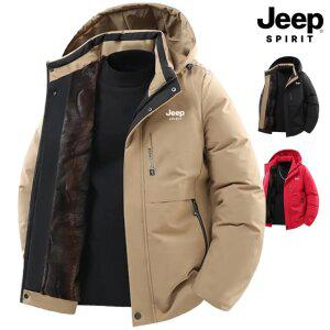 지프 JEEP SPIRIT 패딩 점퍼 그래핀 후드 집업 플리스 후리스 안감 캠핑점퍼 방수 자켓