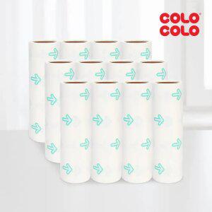 고로고로 표준 돌돌이 12P 롤 테이프 클리너 리필 (8m)