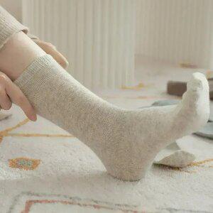 [4켤레] 여성 겨울 울 장목 양말 5컬러