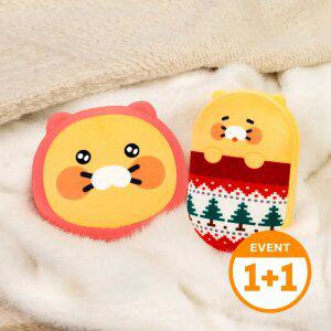 [타임특가] [1+1] 카카오프렌즈 양면발열 손난로 보조배터리 5000mAh 미니 손난로